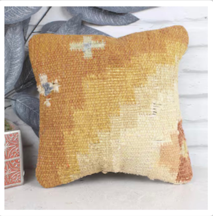 Housse de coussin turc KILIM - Fabrication artisanale