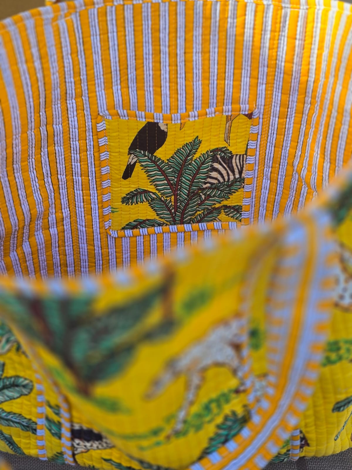 TOKAREE TIGER BLOCK PRINT PEELA