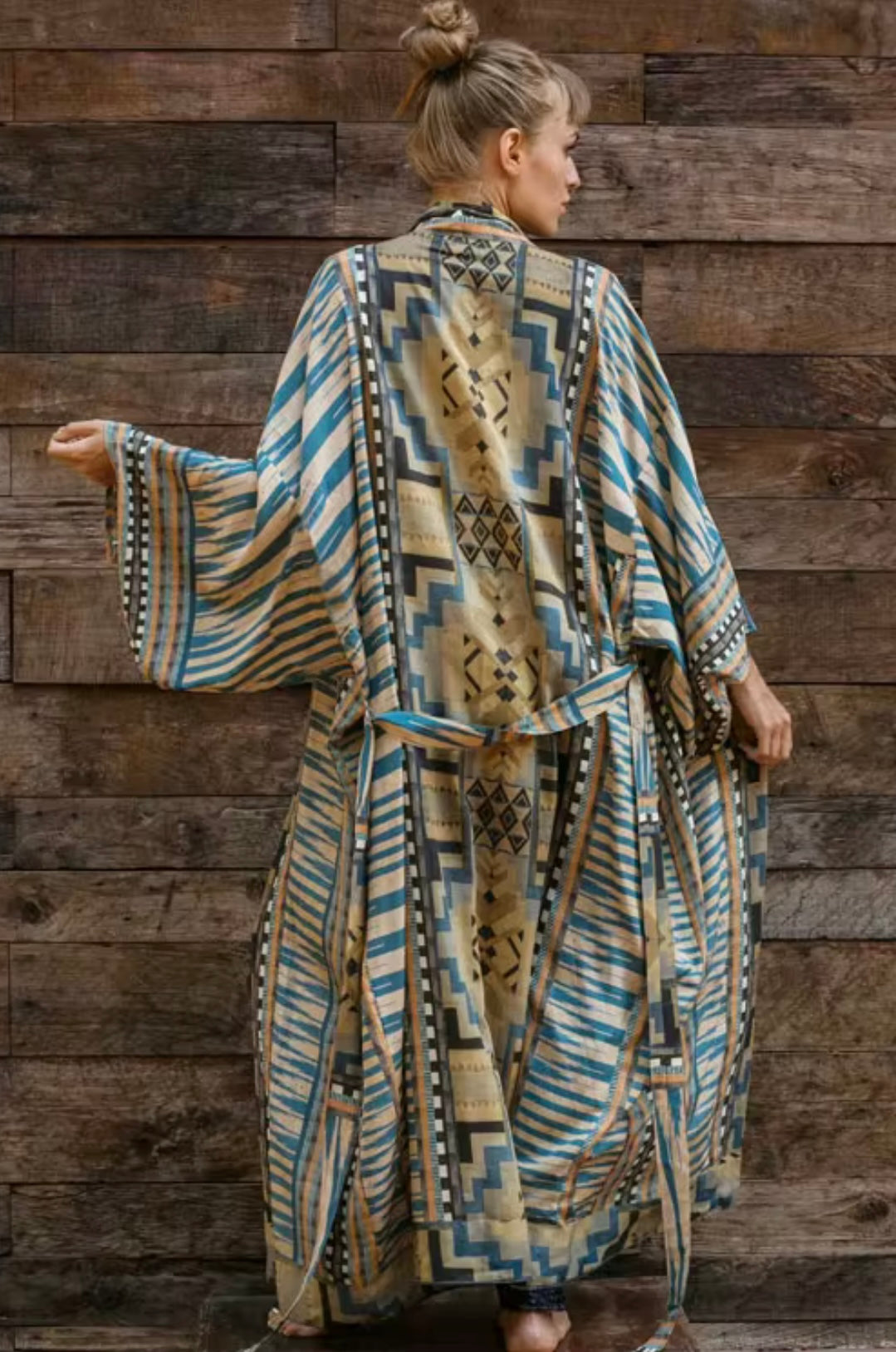 KIMONO FLUIDE IMPRIMÉ