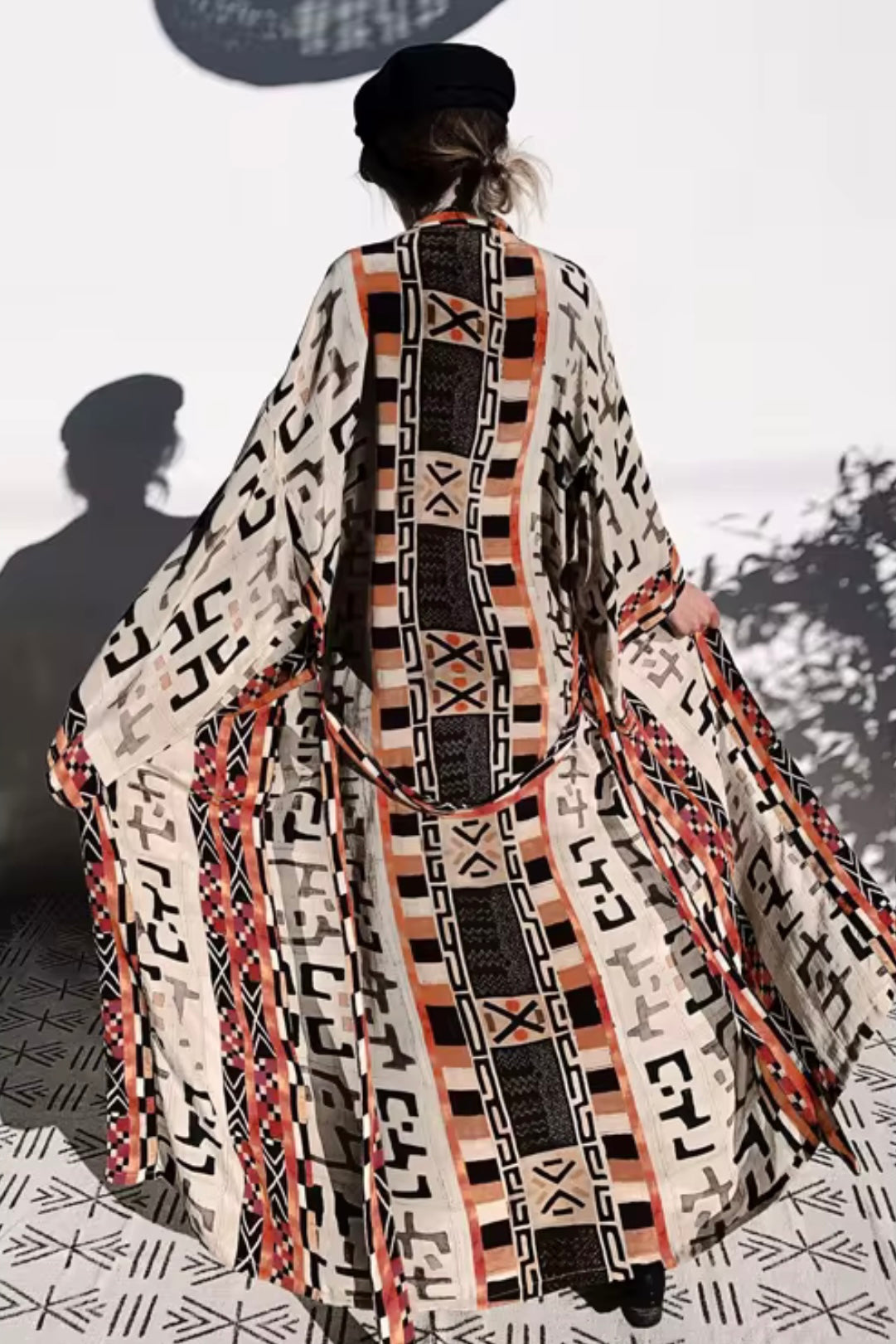 KIMONO FLUIDE IMPRIMÉ