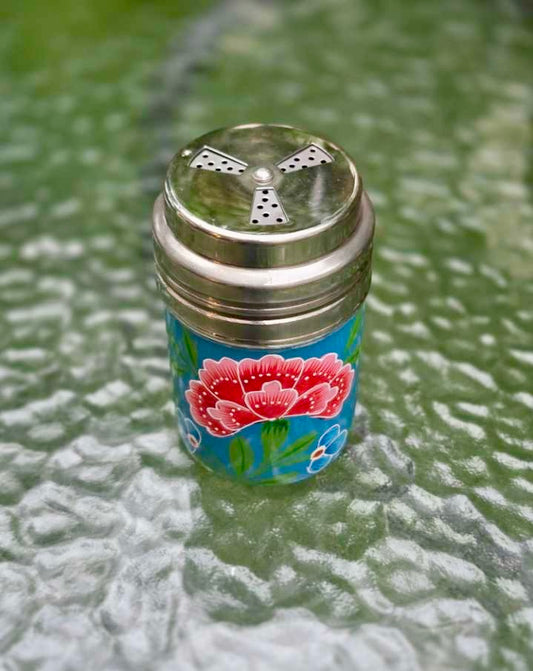 Saupoudreuse peinte à la main - Bleu