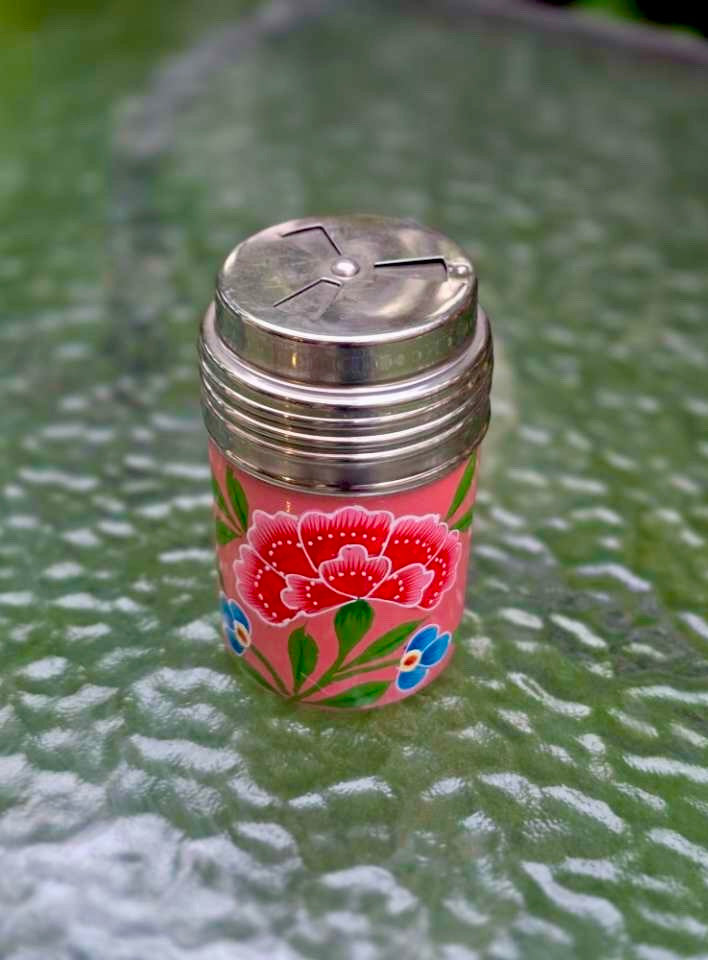 Saupoudreuse peinte à la main - Rose